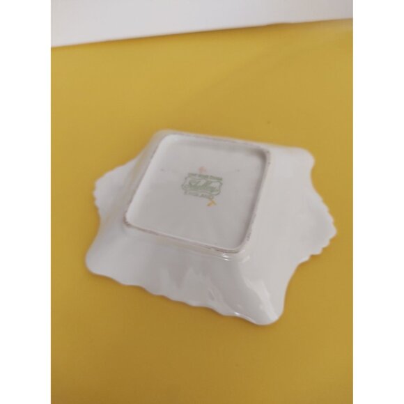 Vintage Shelley Floral Chintz Maytime Jam Trinket Dish 1940's RARE! - Picture 8 of 11